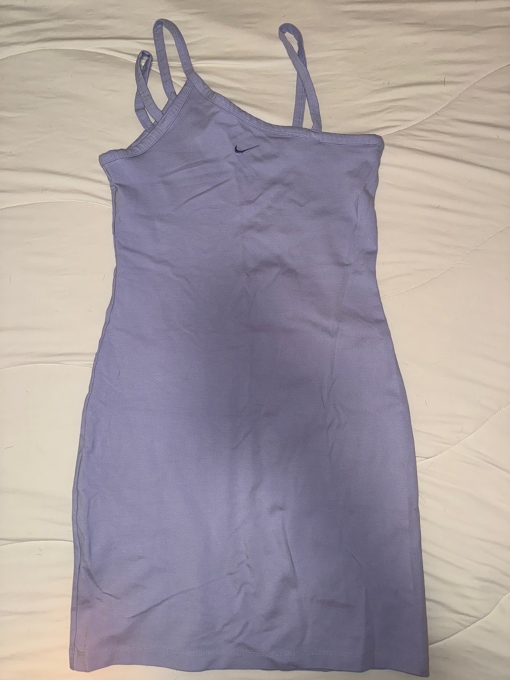 Nike Lavender Spaghetti-Strap Mini Dress